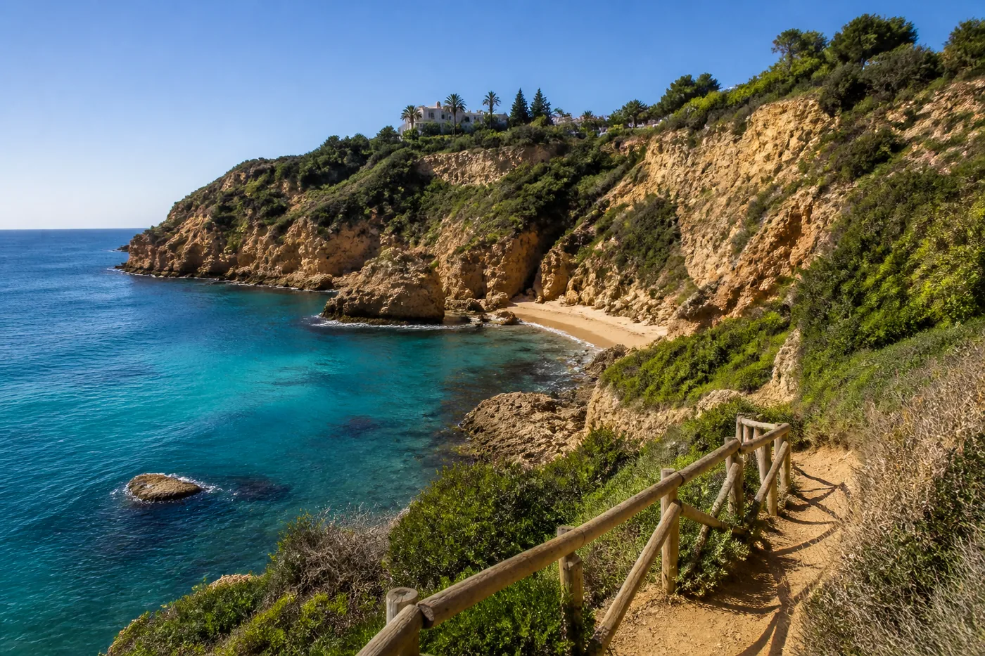 Cove light on a multi-language holiday course